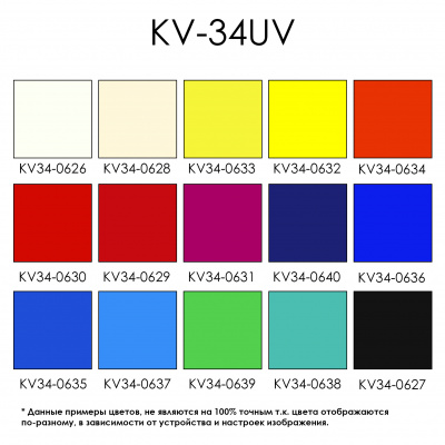 Краска УФ универсальная глянцевая KVOPrint KV34